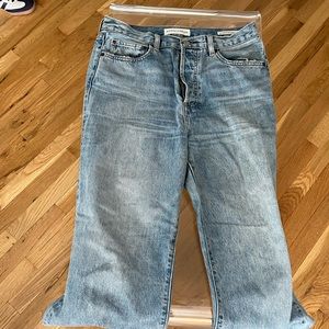 Denim forum (Aritzia) straight leg jeans